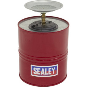 3.8 Litre Plunger Can - One Handed Operation - Flammable Liquid Dispenser