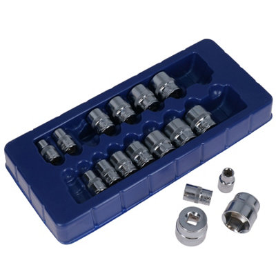 thumbnail interactive-video image 1 of AB Tools 3/8in Drive Double Deep Metric 12-Point Bi-Hex Sockets - 8mm To 24mm (Choose Size) 1 of 4