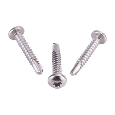 3.9 X 22 Six Lobe Pan Self Drilling Screw 25 Pack DIN 7504-M A2 ...