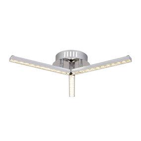 3 ARM LED CEILING FITTING - SMALL