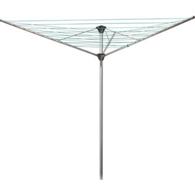 3 Arm Rotary Clothes Dryer Garden Outdoors Washing Line 26m Drying Space