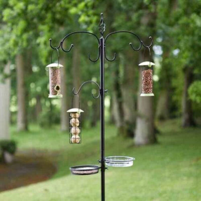 3 Arms Garden Bird Feeding Station Feeder - 3