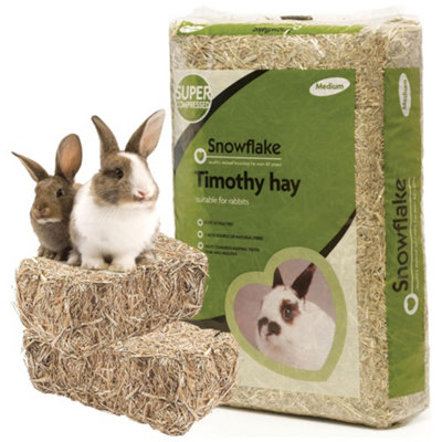 3 Bags (1.5kg) Dust Extracted Natural Fibre Grass Timothy Hay Great For Degus, Hamsters & Guinea Pigs