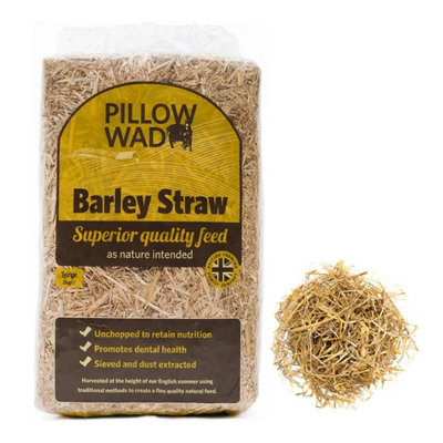 3 Bags 2kg Un-Chopped Soft Barley Straw Bedding For Animals Retains ...