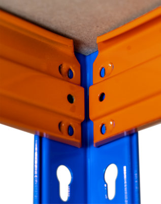3 Bays of 5 Tier ULTRA HEAVY DUTY Storage Racking 1800h x 1800w x 600d mm 350kg - 7