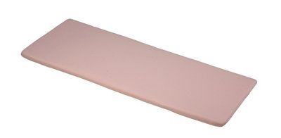 3 Bench Outdoor Garden Furniture Cushion L141 x W48 x H4 cm Crystal Rose DIY at B&Q