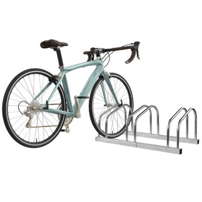 3 Bike Stand Rack Floor & Wall Mount Bicycle Parking for Indoor/Outdoor Use