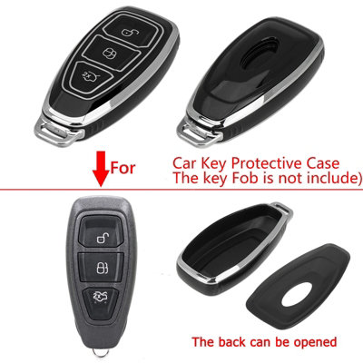 3 Button Car Smart Key Fob Case Cover Ford Fiesta Focus Mondeo C-Max ...
