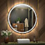 3-Color LED Round Bathroom Vanity Mirror 60CM x 60CM