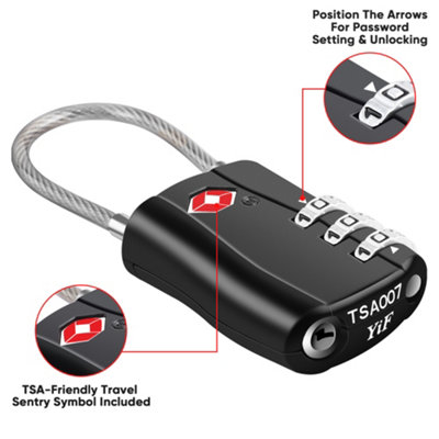 Digit Combination Suitcase Padlocks