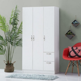 White gloss deals wardrobe doors b&q