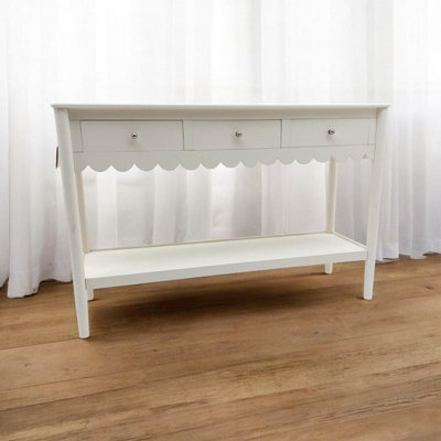 3 Drawer Side Table - L40 x W120 x H80 cm