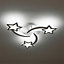 3 Head Childlike Shooting Stars LED Energy Efficient Flush Mount Ceiling Light Fixture Cool White