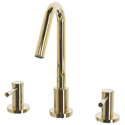 3 Hole Bathroom Basin Tap Gold KALAMBO