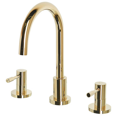 3 Hole Bathroom Basin Tap Gold SIPI