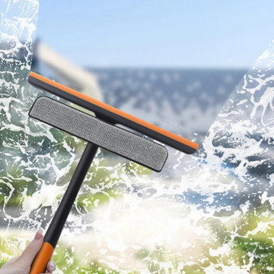 3 in 1 290mm Window Squeegee Cleaner Glass Cleaning Tools with Scrubber ...