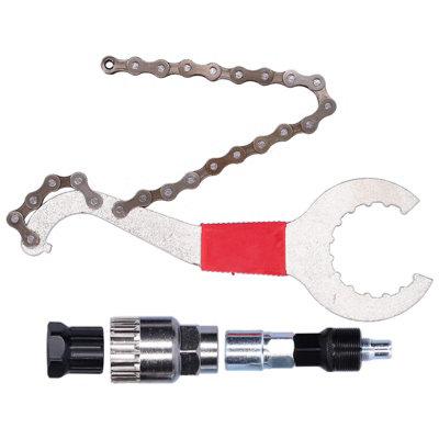 3-in-1 Bike Repair Kit, Cassette Removal Tool, Chain Whip, Removal Tool Set