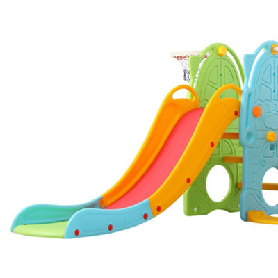 3 in 1 Colorful Kid Toddler Children Slide and Swing Set Play Set
