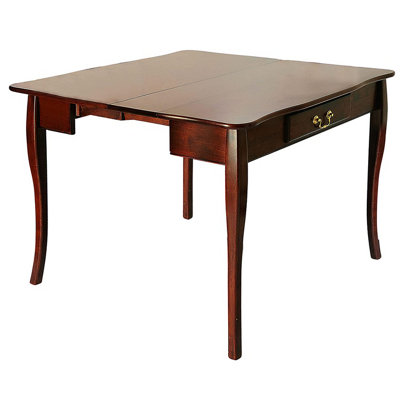 3 in 1 Expanding Table Mahogany Veneer Hallway Console Table or