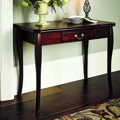 3 in 1 Expanding Table Mahogany Veneer Hallway Console Table or