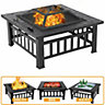 3-in-1 Fire Pit, BBQ Grill and Ice Bucket