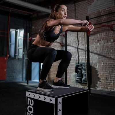 3 in 1 Foam Plyometric Box Jumping Exercise Jumping Trainer BalanceFrom