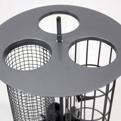 3 in 1 Hanging Wild Bird Feeder Seed Nut Fat Ball