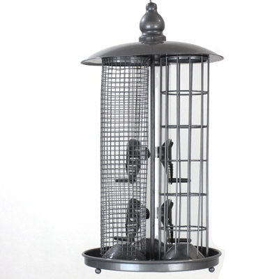 3 in 1 Hanging Wild Bird Feeder Seed Nut Fat Ball - 4