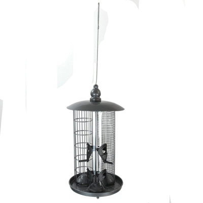3 in 1 Hanging Wild Bird Feeder Seed Nut Fat Ball - 7