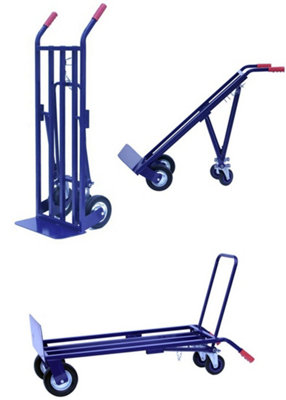3 in 1 Heavy Duty Folding Solid Wheel Sack Truck - 9
