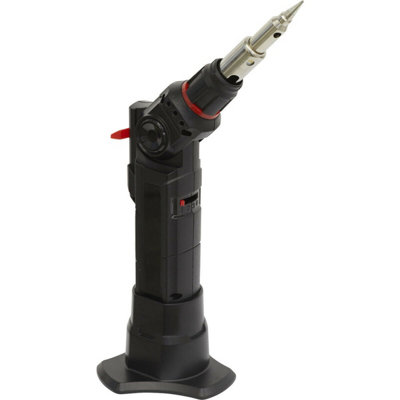 3-in-1 Indexing Soldering Iron & Magnetic Base - Flame Torch Hot Air Gun