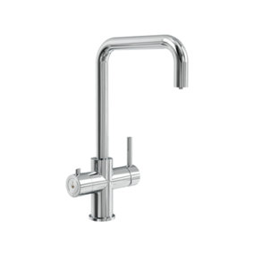 3 in 1 Instant Hot Water Kitchen Sink Tap, Tank and Filter - Chrome - Balterley