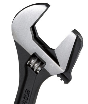 3 in 1 Pass Through Reversible Adjustable Wrench 11 Piece Set + Spline Sockets - 5
