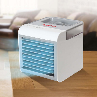 3 in 1 Portable Cool Unit Evaporative Air Cooler Chiller Conditioner Humidifier Purifier - With Soothing Mood Light - 7