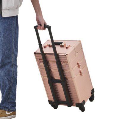3 in 1 Portable Cosmetic Makeup Suitcase Travel Case - 5