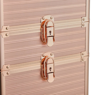 3 in 1 Portable Cosmetic Makeup Suitcase Travel Case - 6