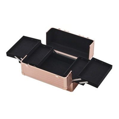 3 in 1 Portable Cosmetic Makeup Suitcase Travel Case - 7