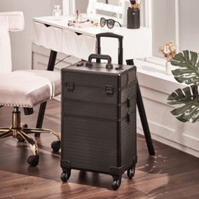 3 in 1 Portable Cosmetic Makeup Suitcase Travel Case