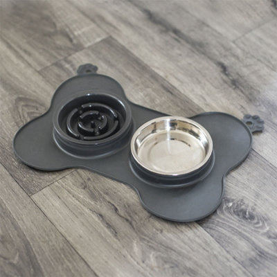 3 in 1 Slow Eating Animal Bowls with Non Slip Mat Price Comparisons | Compare The Build