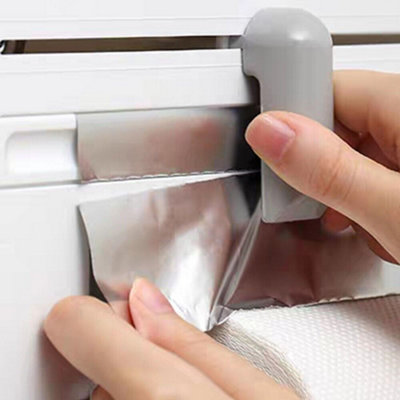 3 in 1 Wall Mounted Kitchen Roll Dispenser DIY at B Q