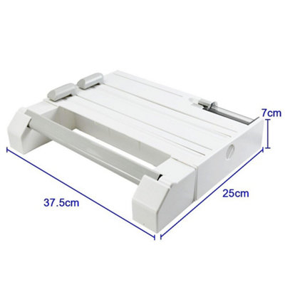 3 in 1 Wall Mounted Kitchen Roll Dispenser DIY at B Q