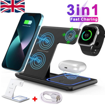3 in 1 Wireless Charging Dock for iPhone Apple Watch And Airpod Wireless Charger