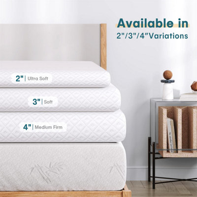 3 inch memory foam mattress discount