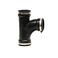 3" (Inch) Rubber Tee Connector - Pond Hose Connector