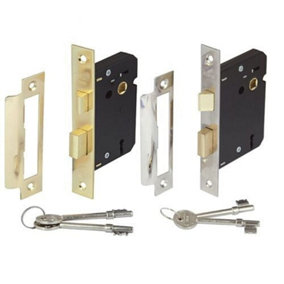 French Door Lock Trap Latch Double Stainless Steel Bolts Screen Deadbolts  Security 