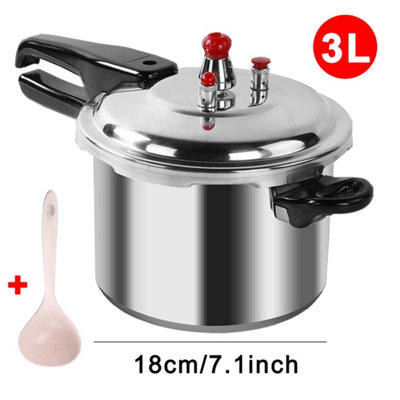 3 Litre Aluminium Pressure Cooker Fast Cooking Pot Kitchen Tool