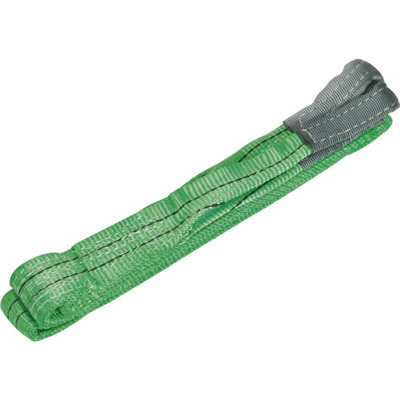3 Metre Heavy Duty Load Sling - 2 Tonne Capacity High Strength Polyester Lifting Strap