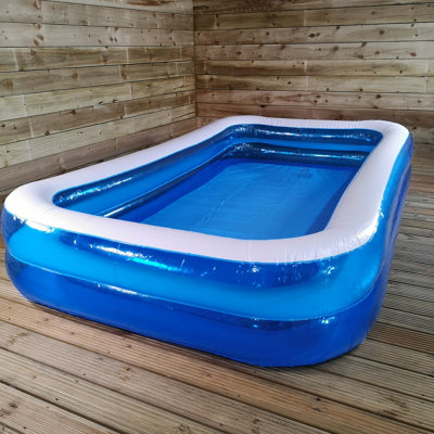 3 Metre Jumbo Family Garden / Outdoor Paddling Inflatable Pool DIY at B&Q