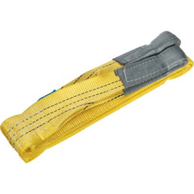 3 Metre Load Sling - 3 Tonne Capacity - High Strength Polyester - Lifting Strap