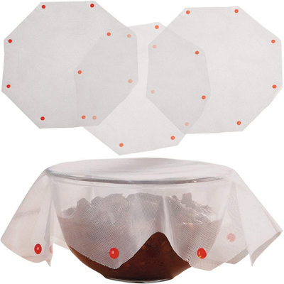 3 Microwave Splatter Screens Guard Food Covers - Stain resistant, washable and reusable - Each Measure 33cm Diameter